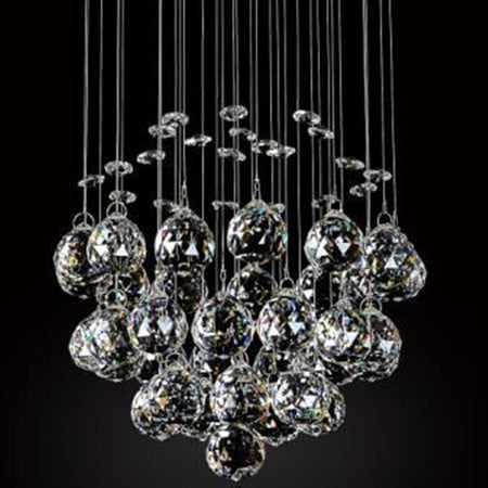 Lampadario Con Cristalli Goccia Da Soffitto Lampada Gu10 Pendente Sospensione 90620