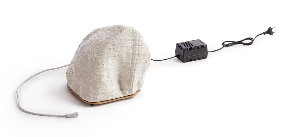 Orso polare decorativo "Barrow" in poliresina con movimento per decorazione natalizia