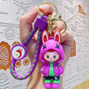 1 PORTACHIAVI CON PERSONAGGIO CARTONI ANIMATI LABUBU RESISTENTE IN SILICONE PLASTICA