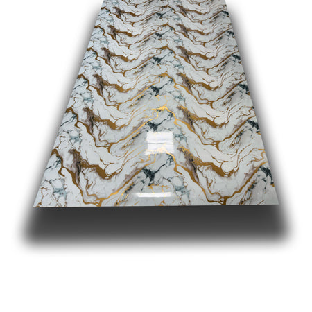 Rotolo da 3,6mq Rivestimento AUTOADESIVO in SXP thermo/acustico MARMO LUCIDO HI-RES 1200x3000x2,5mm HYDRO. Col. PLD-2028 - Eternal Parquet