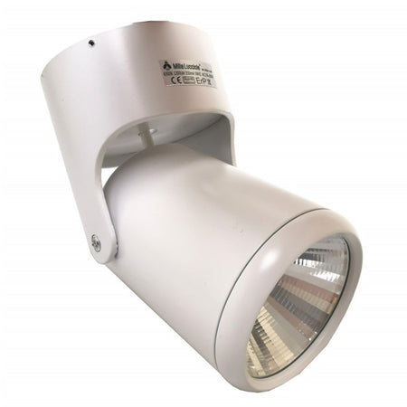 Faretto Orientabile Track Spotlight 15w Bianco Supporto Muro Soffitto Luce 6000k 86135
