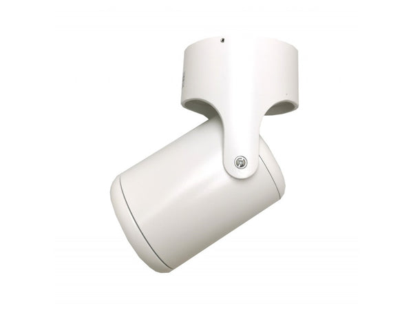 Faretto Orientabile Track Spotlight 15w Bianco Supporto Muro Soffitto Luce 4000k 86142