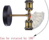 Applique Da Parete Lampada Vintage Industriale Luce Regolabile Portalampada E27 13868