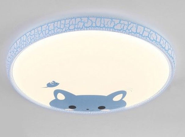 Plafoniera Lampadario Camera Bambini Luce Naturale 4000k 30w 1300lm 410x60mm 98084