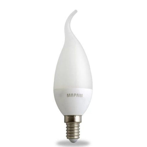 Lampadina Led A Candela Opaca E14 3 Watt Luce Naturale 4500k Alta Qualità 00531