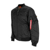 ALPHA INDUSTRIES Giubbotto Bomber Uomo Ma-1 Dragon Emb Black da uomo