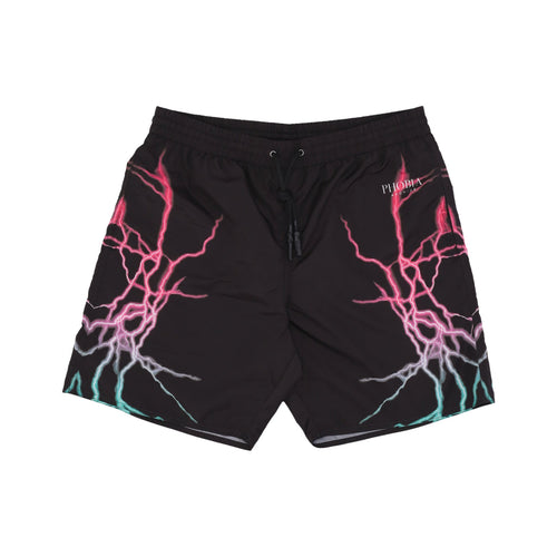 PHOBIA Costume Pantaloncino Uomo Bicolor Lightning Print Swimwear Black da uomo