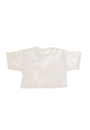 OBEY Maglietta Donna W Alex Mesh Top Tee Unbleached da donna