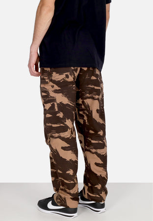 5TATE OF MIND Pantalone Lungo Uomo Worker Pants Brown/camo da uomo