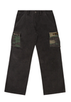 THE HUNDREDS Pantalone Lungo Uomo Heights Cargo Pants Black da uomo