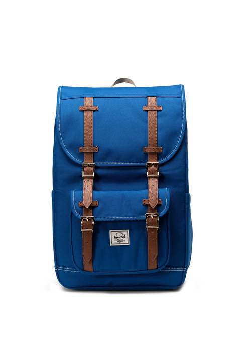 HERSCHEL Zaino Unisex Little America Mid Backpack True Blue/white Stitch da uomo