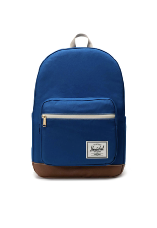 HERSCHEL Zaino Unisex Pop Quiz Backpack True Blue/tan/white Stitch da uomo