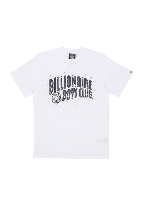 BILLIONAIRE BOYS CLUB Maglietta Uomo Embellished Arch Logo T-shirt White da uomo