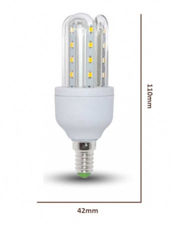 Lampadina Led E14 5w 3u Jn05 Luce Tubolare Tubo Lineare Luce Naturale 4000k 475lm 87132