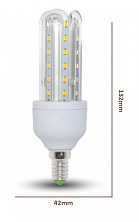 Lampadina Led E14 7w 3u Jn07 Luce Tubolare Tubo Lineare Luce Calda 3000k 665lm 87156