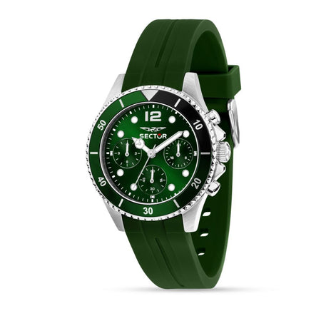 Sector 230 – Orologio Uomo Verde con Cinturino in Gomma (R3251161051)