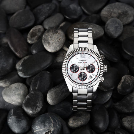 Sector 240 – Orologio Uomo Acciaio Silver Cronografo (R3273640028)