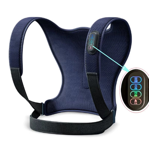 Massaggiatore Wireless Riscaldante Per Schiena Spalle 3 Livelli Sollievo Dolore