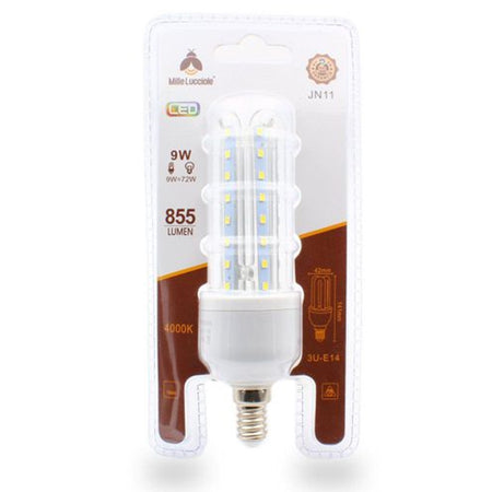 Lampadina Led E14 9w 3u Jn11 Luce Tubolare Tubo Lineare Luce Naturale 4000k 855lm 87194