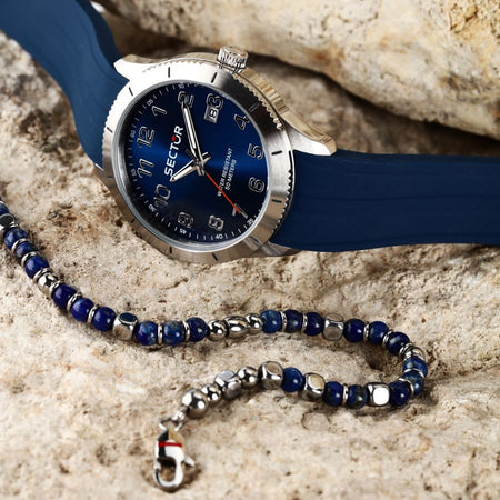 Sector 270 – Orologio Uomo Silver con Cinturino Blu (R3251578018)