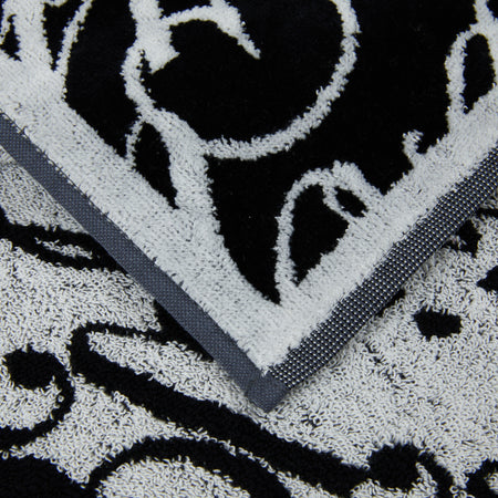 Philipp Plein Telo Bagno Script Moderno in Spugna