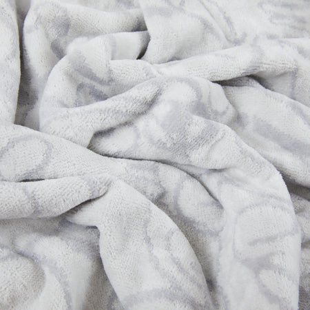 Philipp Plein Telo Bagno Script Moderno in Spugna