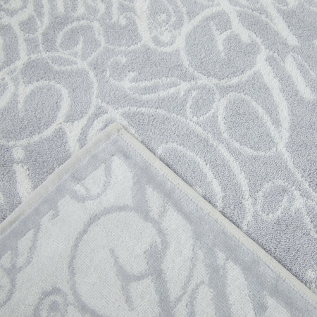 Philipp Plein Telo Bagno Script Moderno in Spugna