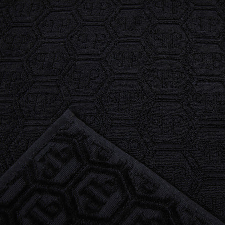 Philipp Plein Telo Bagno Hexagon Moderno in Spugna