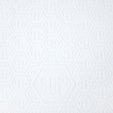 Philipp Plein Telo Bagno Hexagon Moderno in Spugna