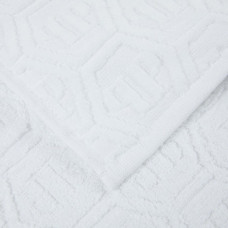 Philipp Plein Telo Bagno Hexagon Moderno in Spugna