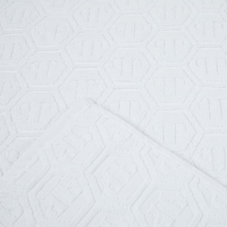 Philipp Plein Telo Bagno Hexagon Moderno in Spugna