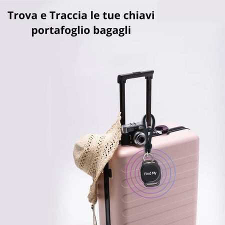 Air Tracker Tag 2pz Smart Tag Localizzatore Allarme Sonoro 100db Batteria Key Finder