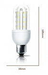 Lampadina Led Jn16 Attacco E27 3w 2u Luce Calda 3000k Tubolare Lineare 285lm 87248