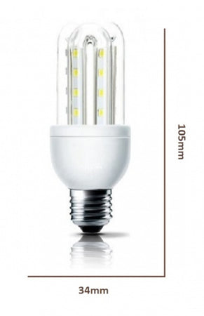 Lampadina Led Jn16 Attacco E27 3w 2u Luce Calda 3000k Tubolare Lineare 285lm 87248