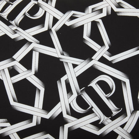 Philipp Plein Completo Lenzuola Chains Moderno in Raso di cotone