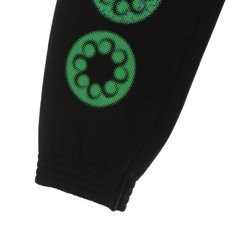 OCTOPUS Pantalone Tuta Felpato Uomo Blurred Sweatpant Black da uomo