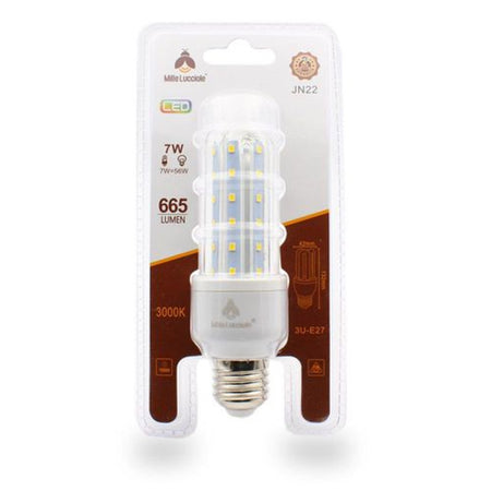Lampadina Led Jn22 Attacco E27 7w 3u Luce Calda 3000k Tubolare Lineare 665lm 87309
