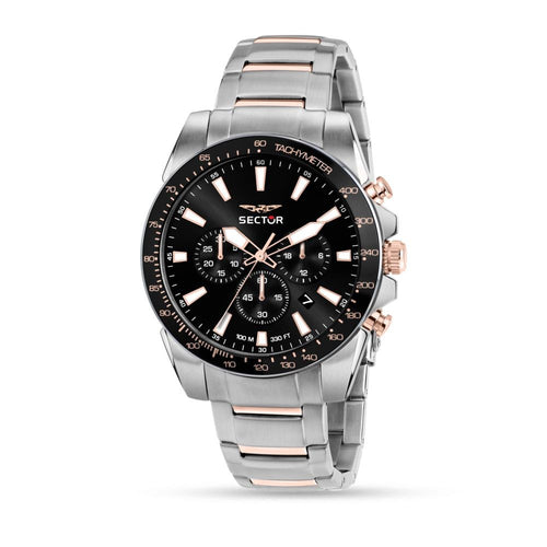 Sector 450 – Orologio Uomo Cronografo Acciaio Nero (R3273776007)