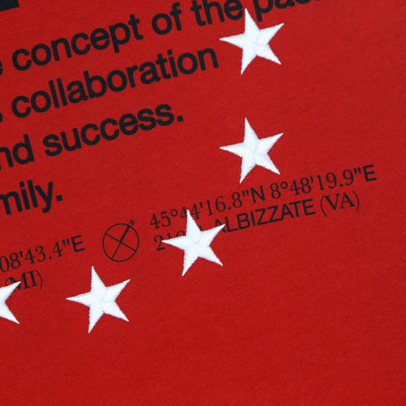 IUTER Felpa Girocollo Uomo Info Crewneck Red da uomo