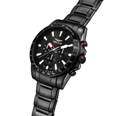 Sector 450 – Orologio Uomo Cronografo Acciaio Nero (R3273776006)