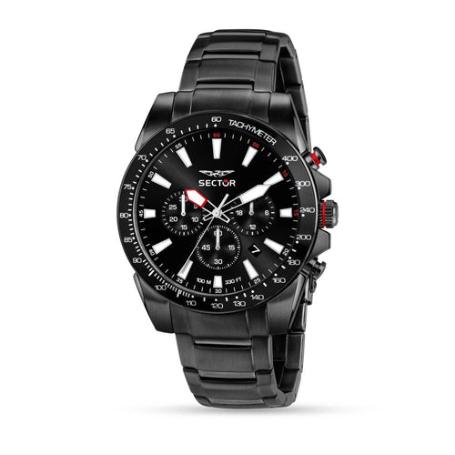 Sector 450 – Orologio Uomo Cronografo Acciaio Nero (R3273776006)