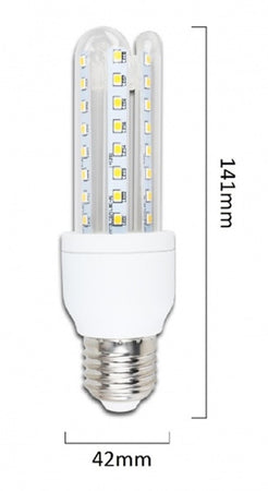 Lampadina Led Jn26 Attacco E27 9w 3u Luce Naturale 4000k Tubolare Lineare 855lm 87347