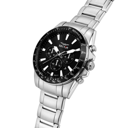 Sector 450 – Orologio Uomo Cronografo Acciaio Silver (R3273776008)