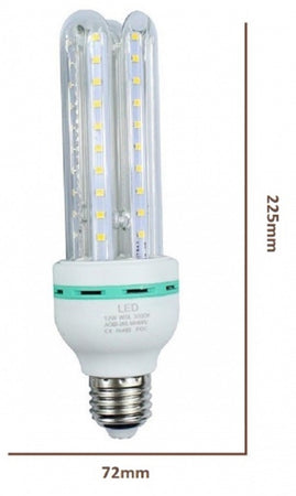 Lampadina Led E27 24w 4u 2280lm Tubolare Tubo Lineare Luce Calda Fredda Naturale