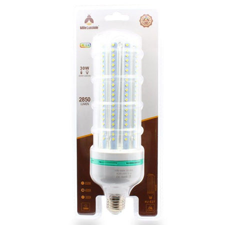 Lampadina Led E27 30 W 4u Tubolare Tubo Lineare Luce Naturale 4000k 2850lm 87491