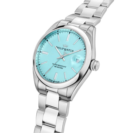 Philip Watch Caribe – Orologio Uomo Acciaio Azzurro (R8253597642)
