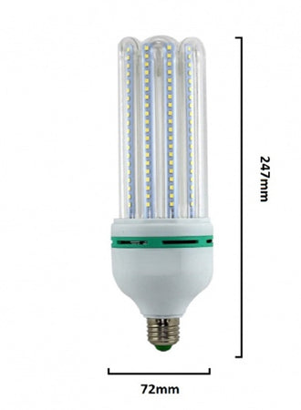 Lampadina Led E27 36w 4u 3420lm Tubolare Tubo Lineare Luce Fredda Naturale Calda