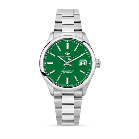 Philip Watch Caribe – Orologio Uomo Acciaio Verde (R8253597643)