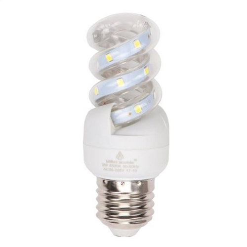 Lampadina Led E27 5w 475lm Tortiglione Vortice Spirale Luce Fredda Naturale Calda