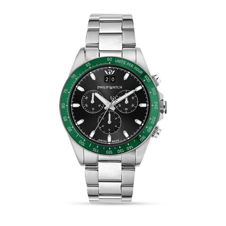 Philip Watch Caribe Sport – Orologio Uomo Cronografo Acciaio (R8273607010)